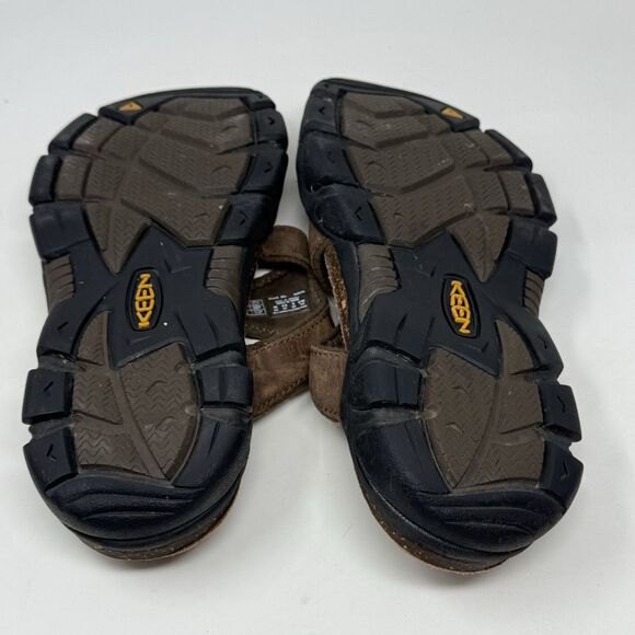 Keen Sarasota Sandals Womens 9 Brown Leather Hiking Trail Open Toe Slides - Picture 13 of 15
